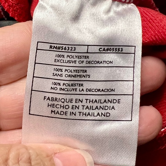 VTG Nike Youth Boys Red & Black Full Zip Jacket W/ Pockets Medium 10-12 - Picture 11 of 11